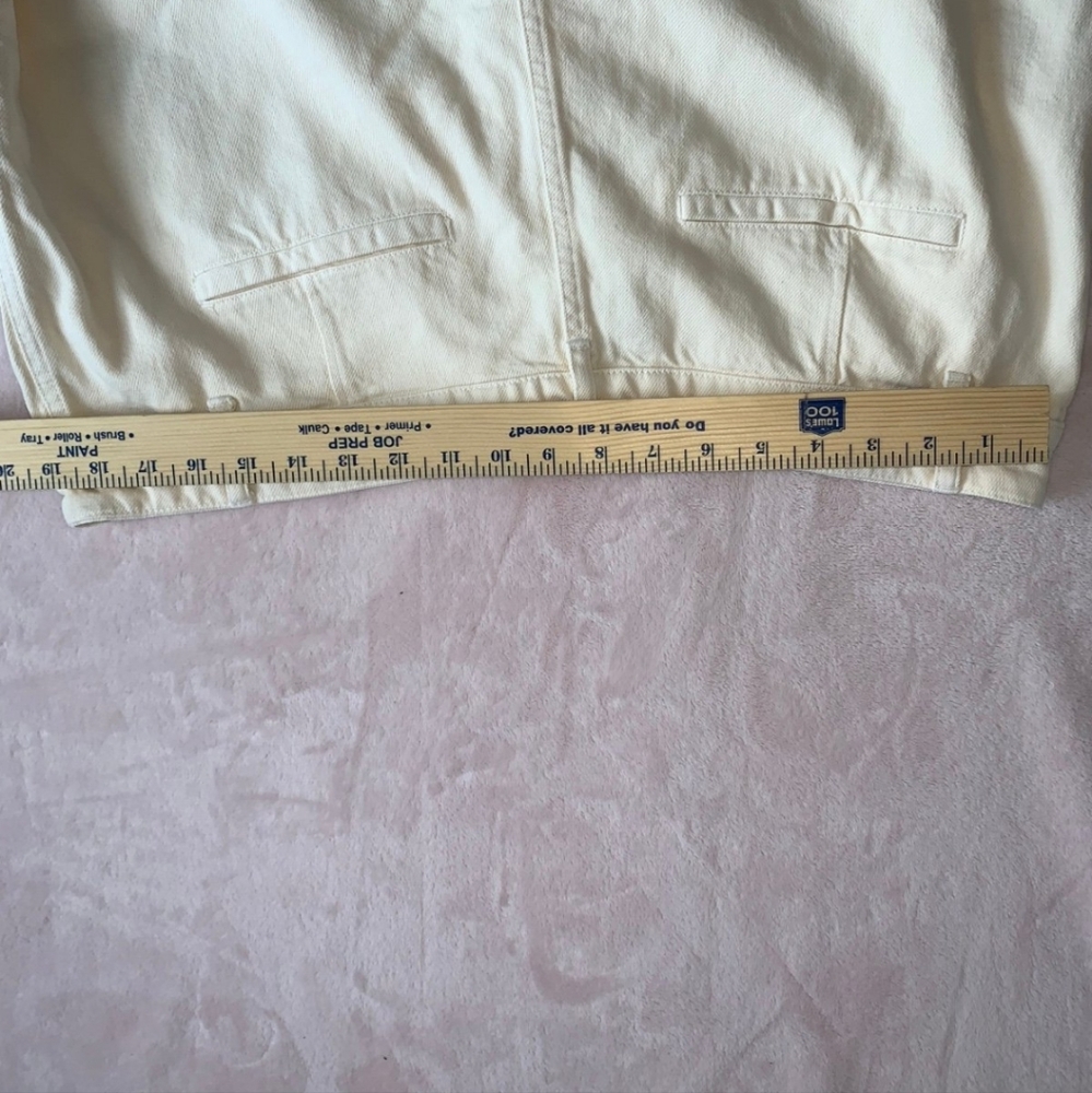 ZARA Wide Leg Cream Pants XXL - Picture 3 of 5